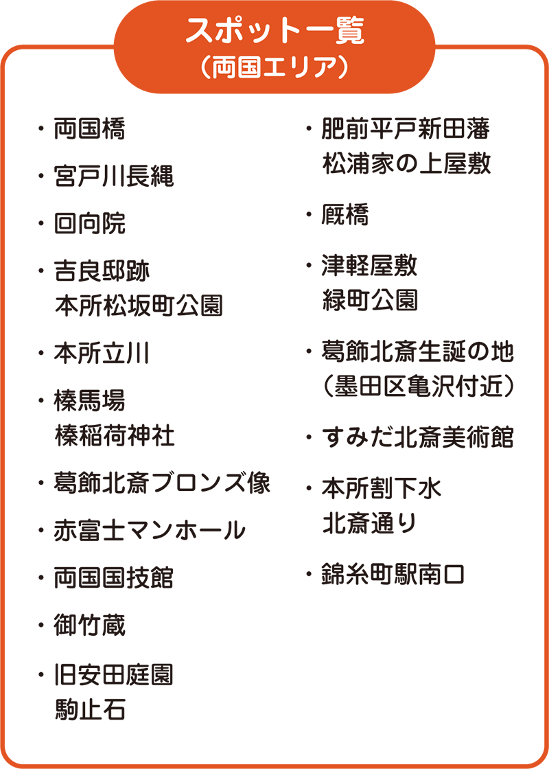 スポット一覧（両国）
